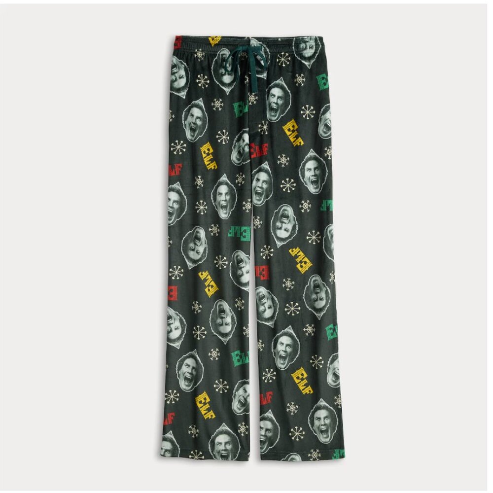 Men’s Buddy the Elf Holiday Pajama Pants – Christmas Sleepwear, Size 2XL